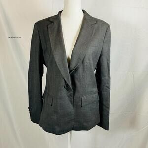 DKNY Women's 100% Wool Charcoal Jacket Size 12